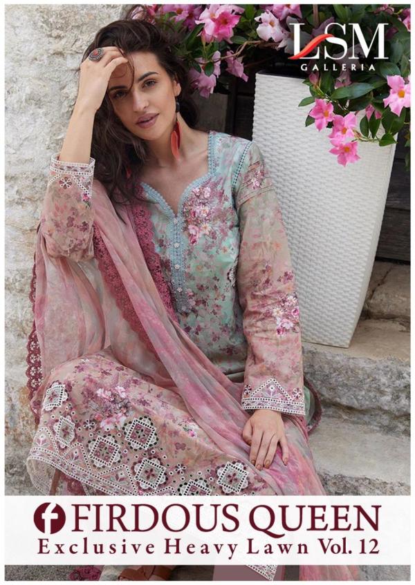 LSM Firdous Queen Vol-12 – Karachi Dress Material